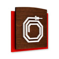 Wood Fire Hydrant Sign Information signs Indian Rosewood Bsign - Photo #1