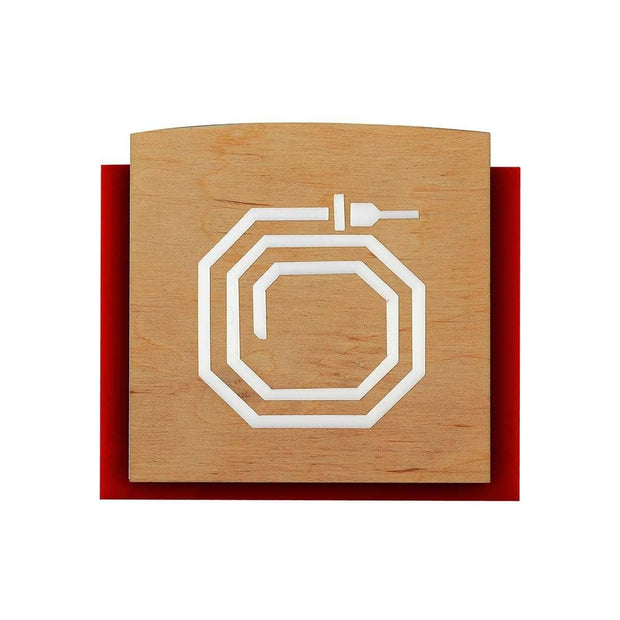 Wood Fire Hydrant Sign Information signs Natural wood Bsign