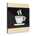 Wooden Door Signs for Kitchen Information signs Natural wood Bsign - Photo #9