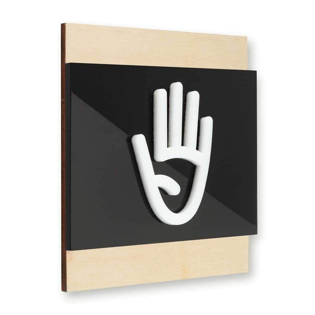 Employees Only Wooden Door Signs Information signs Natural Wood Bsign