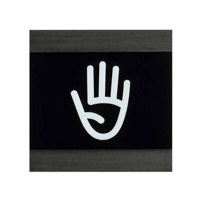 Employees Only Wooden Door Signs Information signs Dark Wenge Bsign