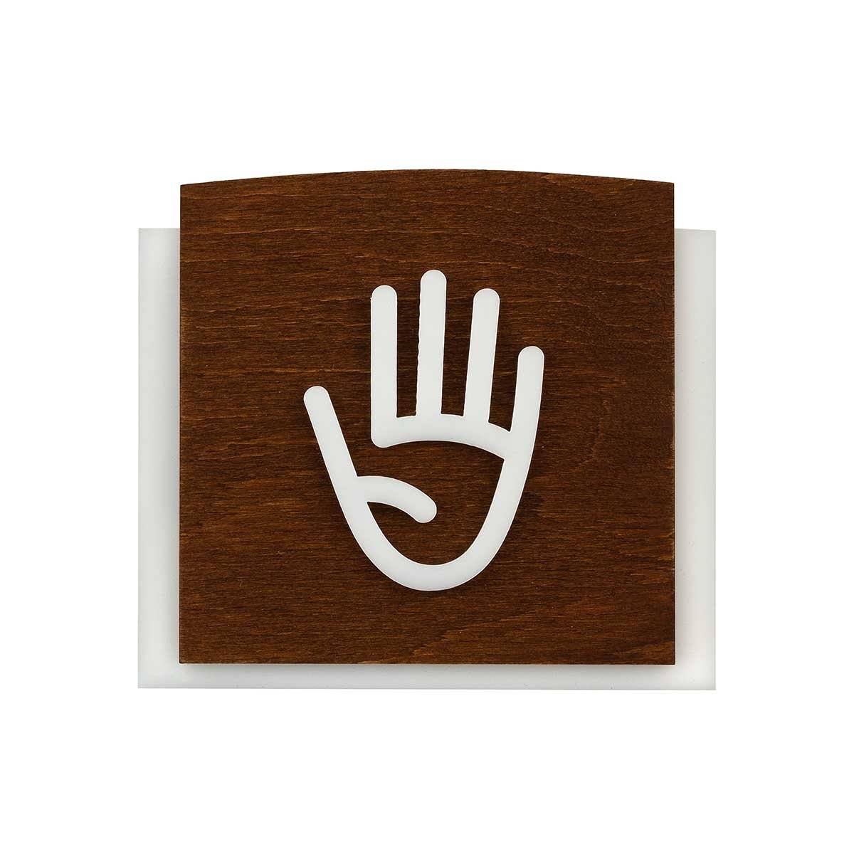 Staff Only Wooden Sign for Door Information signs Indian Rosewood Bsign