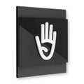 Employees Only Wooden Door Signs Information signs Anthracite Gray Bsign - Photo #7