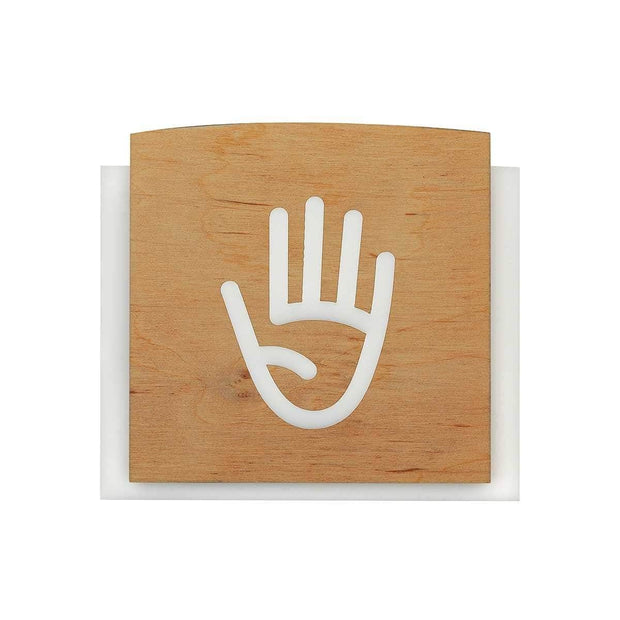 Staff Only Wooden Sign for Door Information signs Natural wood Bsign