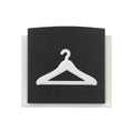 Wooden Hanger Pictogram for Wardrobe Information signs back side Bsign - Photo #3