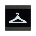 Wooden Hanger Pictogram for Wardrobe Information signs Anthracite Gray Bsign - Photo #4