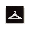 Wardrobe Wooden Door Sign Information signs Dark Wenge Bsign - Photo #4