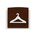 Wardrobe Wooden Door Sign Information signs Indian Rosewood Bsign - Photo #5