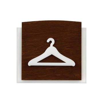 Wardrobe Wooden Door Sign Information signs Indian Rosewood Bsign - Photo #5