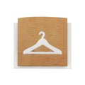 Wardrobe Wooden Door Sign Information signs Natural wood Bsign - Photo #6