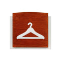 Wardrobe Wooden Door Sign Information signs Redwood Bsign - Photo #7