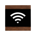 Wooden Wi-Fi Wall Signs Information signs Indian Rosewood Bsign - Photo #3