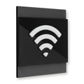 Wooden Wi-Fi Wall Signs Information signs Anthracite Gray Bsign - Photo #5
