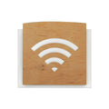 Wooden Wi-Fi Plate for Waiting Room Information signs Natural wood Bsign - Photo #6