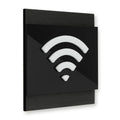 Wooden Wi-Fi Wall Signs Information signs Dark Wenge Bsign - Photo #1