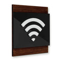Wooden Wi-Fi Wall Signs Information signs Indian Rosewood Bsign - Photo #6