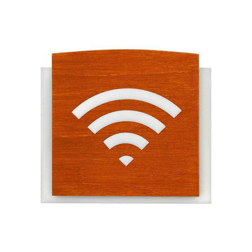 Wooden Wi-Fi Plate for Waiting Room Information signs Walhunt Bsign - Photo #8