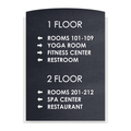 Wayfinding Directional Sign - Wood & Acrylic Wall Signage "Scandza" Design - Photo #5