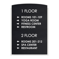 Wayfinding Directional Sign - Wood & Acrylic Wall Signage "Scandza" Design - Photo #6