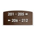 Directional Sign - Wayfinding Wall Plate "Scandza" Design - Photo #1