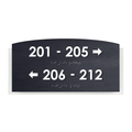 Directional Sign - Wayfinding Wall Plate "Scandza" Design - Photo #5