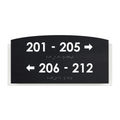 Directional Sign - Wayfinding Wall Plate "Scandza" Design - Photo #6