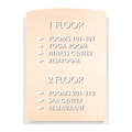Wayfinding Directional Sign - Wood & Acrylic Wall Signage "Scandza" Design - Photo #4