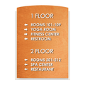 Wayfinding Directional Sign - Wood & Acrylic Wall Signage "Scandza" Design - Photo #2