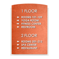 Wayfinding Directional Sign - Wood & Acrylic Wall Signage "Scandza" Design - Photo #3
