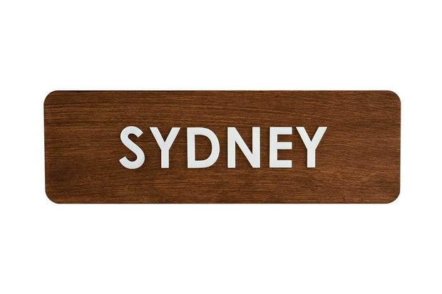 Custom World Clock Sign World Clock Signs Indian Rosewood Bsign