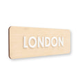 Wooden World Clock Sign World Clock Signs Natural wood Bsign - Photo #11